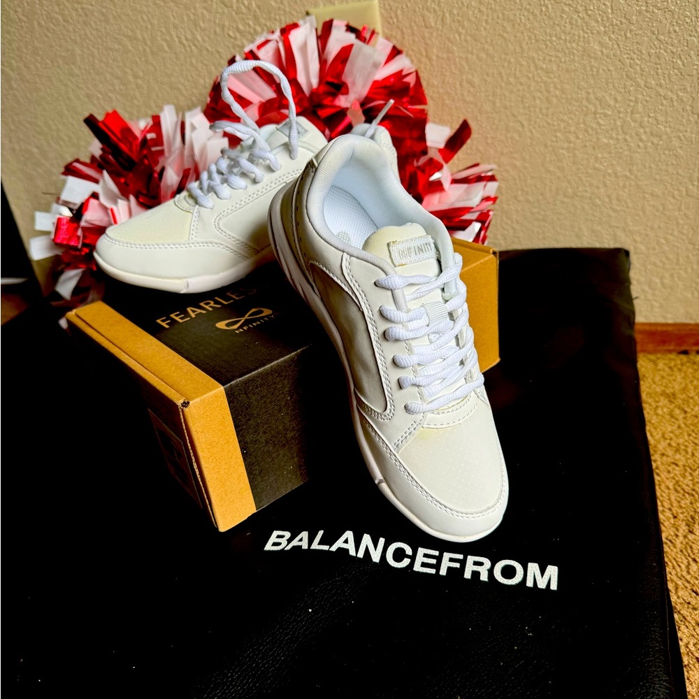 Cheer shoes good for practice, Nfinity fearless youth size 3